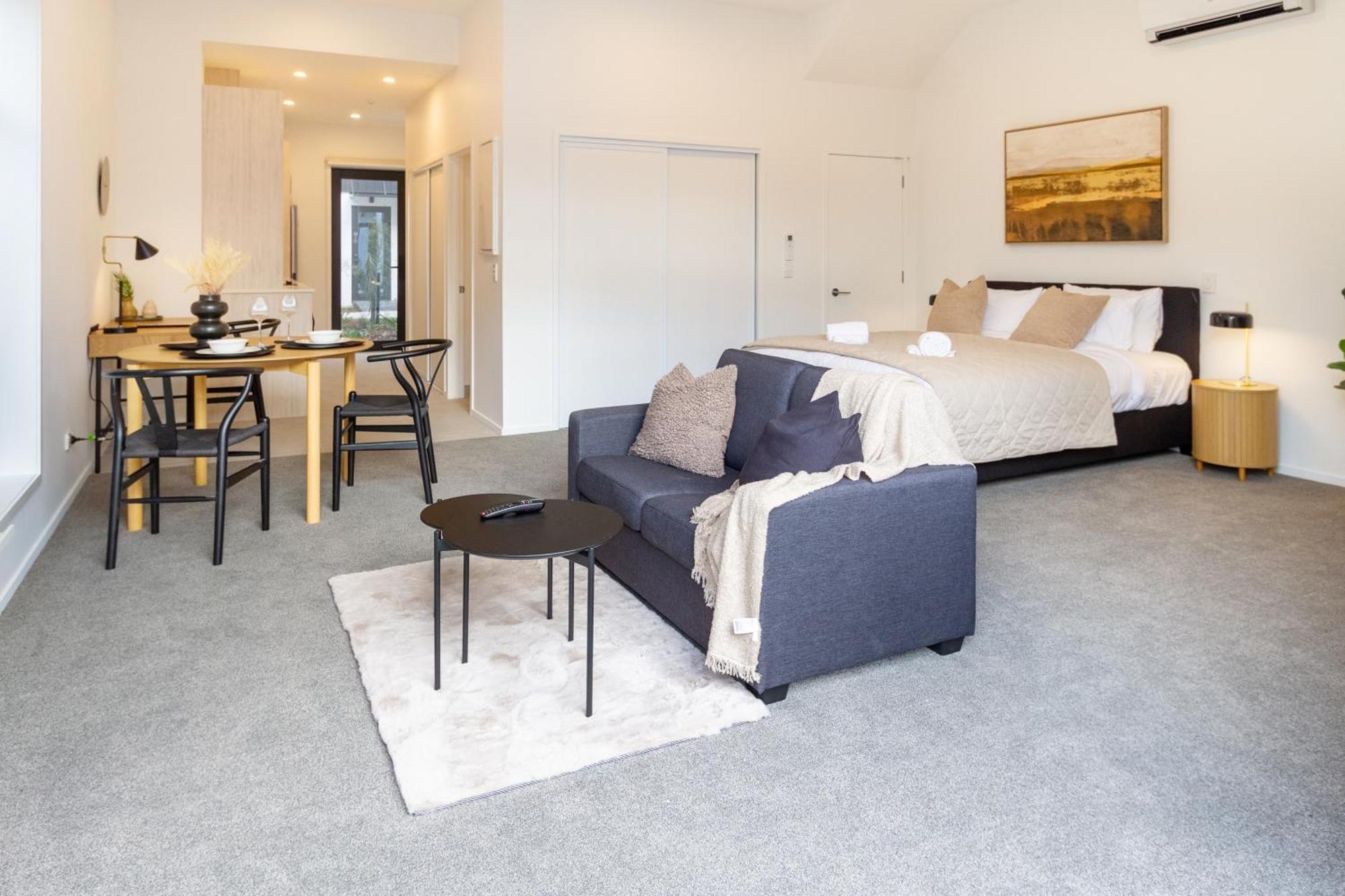 Single Level Studio, Cbd Escape: King Bed Christchurch Ngoại thất bức ảnh